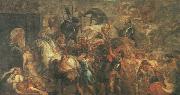 RUBENS, Pieter Pauwel Triumphal Entry of Henry IV into Paris Spain oil painting artist